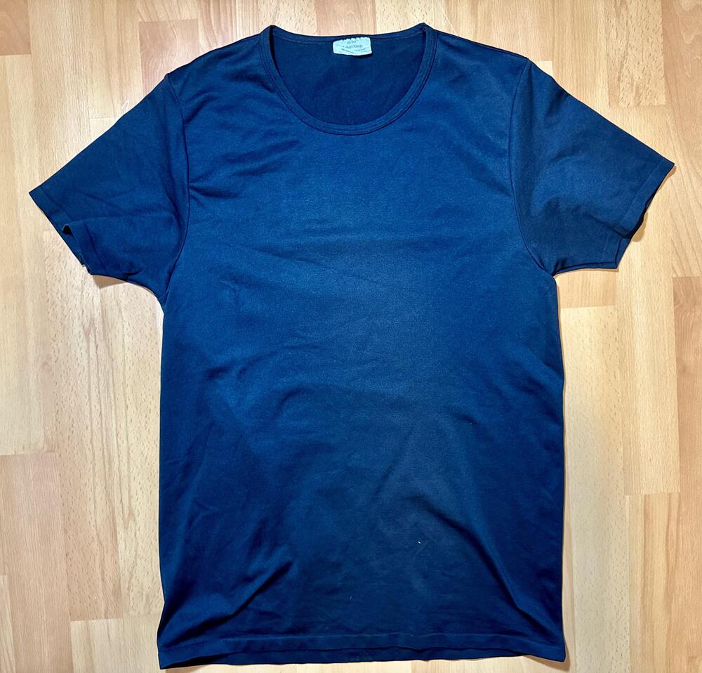 Calvin Klein Shirt Mens XL Navy Blue Crew Neck Cotton Casual Basic Tee Israel